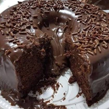 كيك بصوص بني