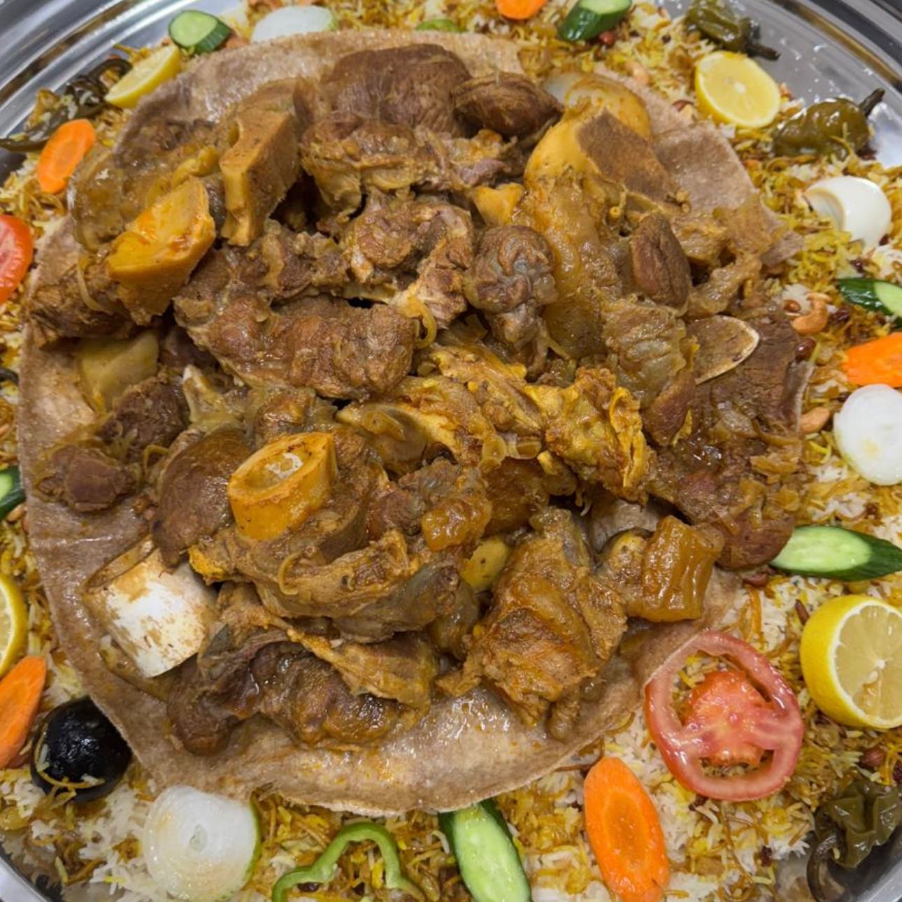 رز ابيض مع ٧ كيلو لحم حاشي 🩷