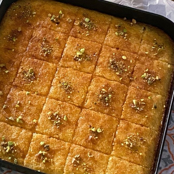 بسبوسة القشطه