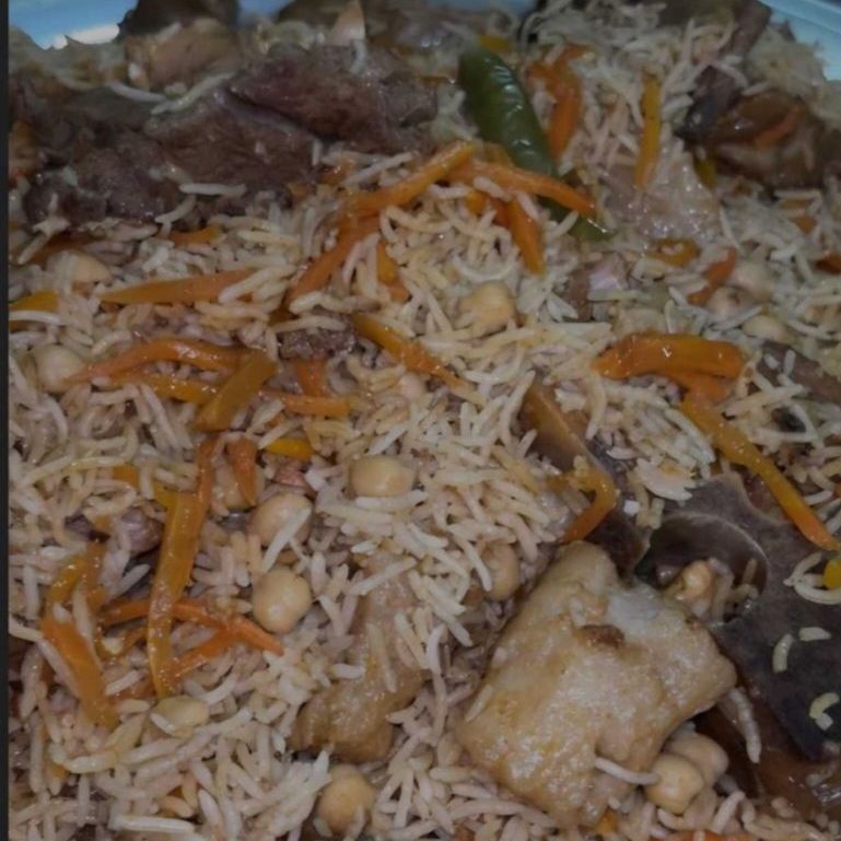 رز بخاري لحم