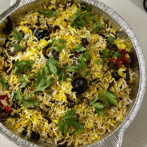 برياني دجاج لذيذ