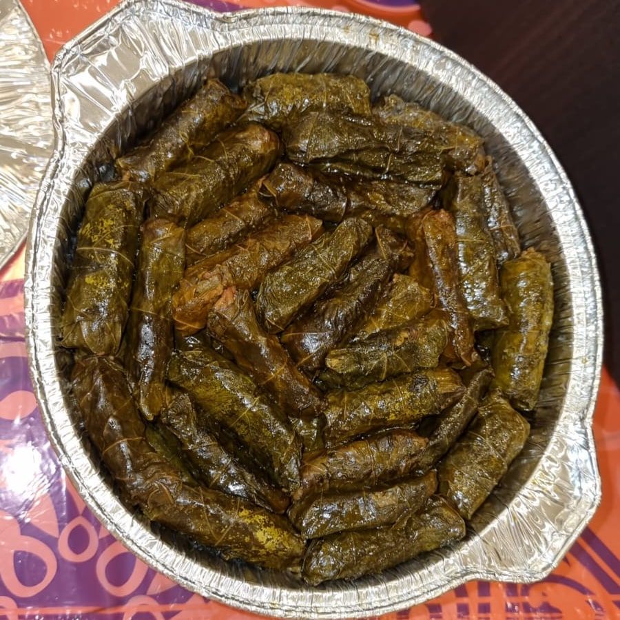 ورق عنب بالليمون والزيت