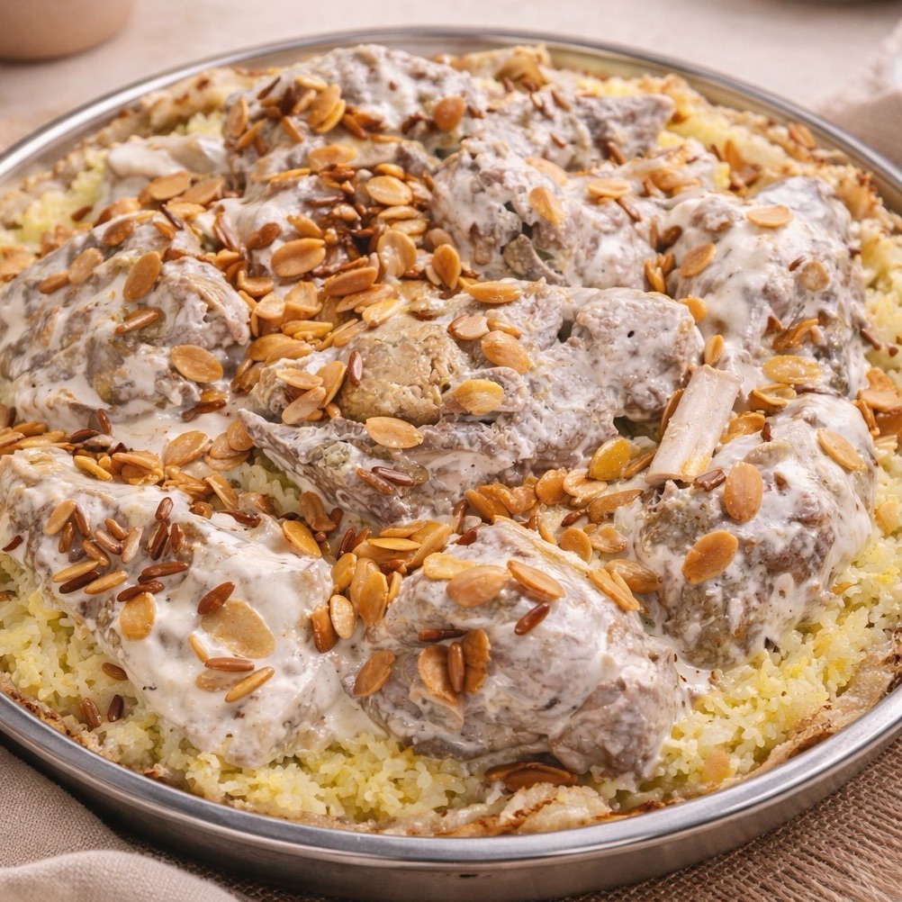 منسف كركي ع الاصول المنسف هو الطبق الوطني الأردني الأشهر والأكثر عراقة، يتكون من لحم الضأن