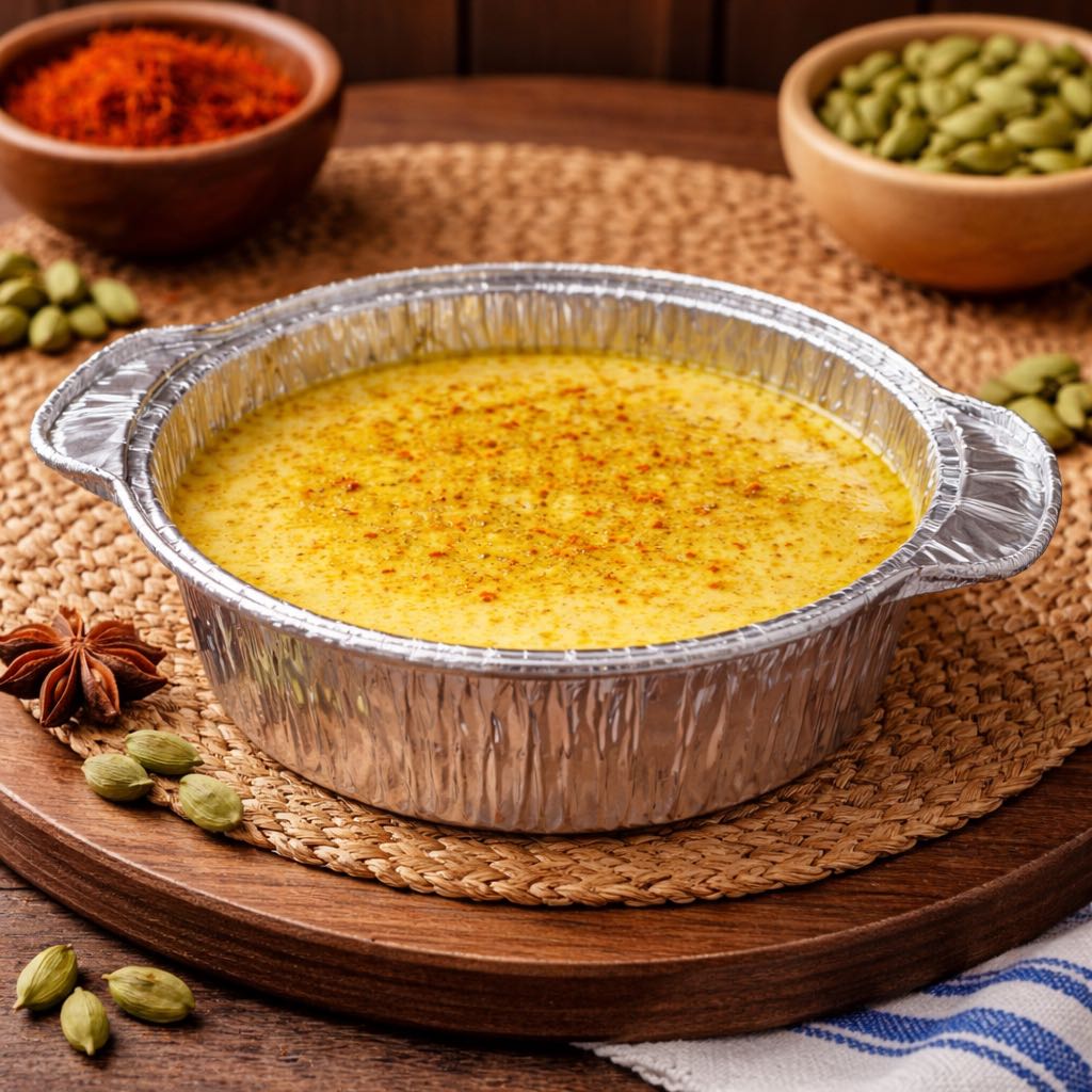 كريم كرمل كريمي 🍮 بالهيل والزعفران فاخر ولذيذ وبارد مثل الغيمة