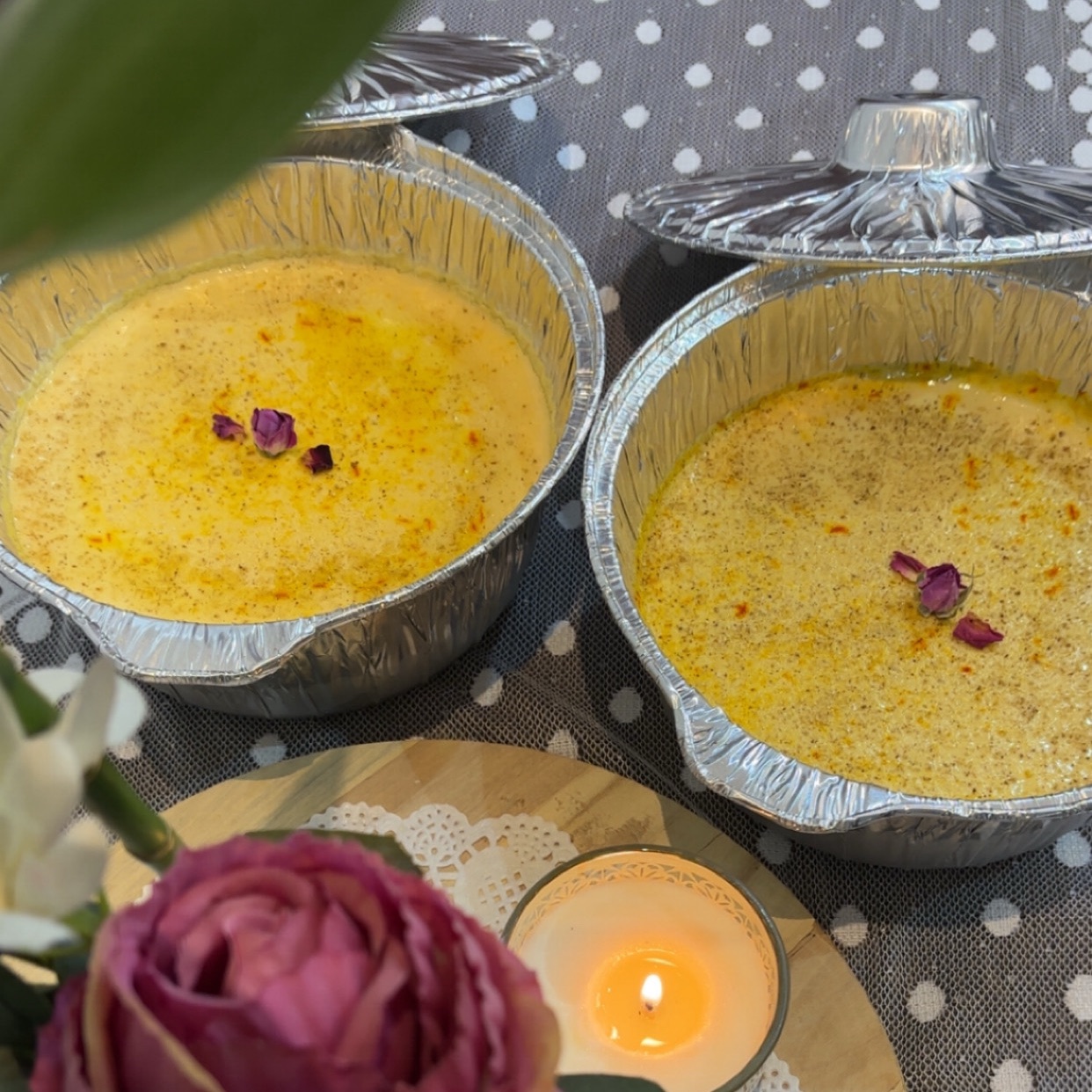 كرمِلَّة هيل وزعفران 🌱🍮 باردة وتسرسح مميز طعمها مميز